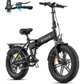 Falt Elektrofahrrad ENGWE EP-2 BOOST 48V Fat Tire schwarz weiss
