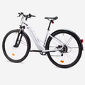 Allroad Elektrofahrrad E-ACTV 100 Perlgrau Tiefeinsteiger